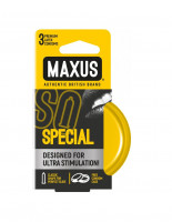 Презервативы точечно-ребристые MAXUS Special №3